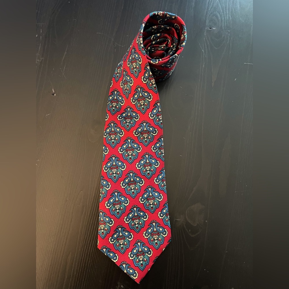 Polo by Ralph Lauren Tie red & blue pattern